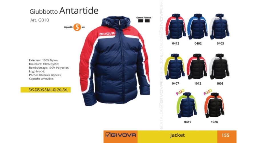 Giubbotto Antartide